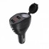 Автомобильная зарядка Hoco Z34 3,1А (2 USB) дисплей + разветвитель