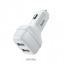 Автомобильная зарядка HOCO Z36 Leader 2USB/2,4A Белый Автомобильная зарядка HOCO Z36 Leader 2USB/2,4A Белый