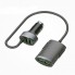 Автомобильное зарядное устройство EZRA EA-27 (2USB/5.1А) с удлинителем 1м на 2USB Чёрный