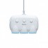 Автомобильное зарядное устройство Тройник разветвитель 3 выхода + 2USB 2.1A Hoco C1 USB Hub Белый