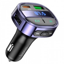 Автомобильный FM-трансмиттер модулятор Bluetooth MP3 HOCO E70 PD30W+QC3.0 с функцией быстрой зарядки Автомобильный FM-трансмиттер модулятор Bluetooth MP3 HOCO E70 PD30W+QC3.0 с функцией быстрой зарядки