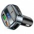Автомобильный FM-трансмиттер модулятор Bluetooth MP3 HOCO E70 PD30W+QC3.0 с функцией быстрой зарядки