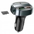 Автомобильный FM-трансмиттер модулятор Bluetooth MP3 HOCO E70 PD30W+QC3.0 с функцией быстрой зарядки