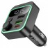 Автомобильный FM-трансмиттер модулятор Bluetooth MP3 HOCO E85 Tiger 20w, PD/QC, USB-C/ 2xUSB-A