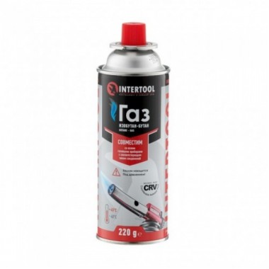 Баллон газовый 220 г INTERTOOL GS-0022