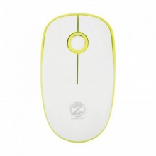 Беспроводная компьютерная мышка ZORNWEE W880 с аккумулятором мышь белая с салатовым