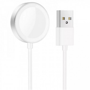 Беспроводное зарядное устройство для смарт-часов Hoco CW39 iWatch USB 10W Белый