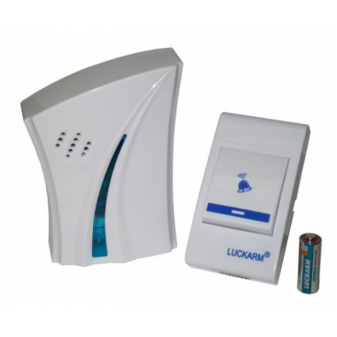 Беспроводной дверной звонок LUCKARM 8610 на батарейках Синий