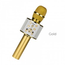 Беспроводной караоке микрофон HOCO BK3 Cool sound Золотой Беспроводной караоке микрофон HOCO BK3 Cool sound Золотой
