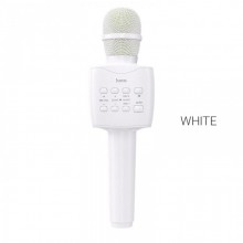 Беспроводной микрофон караоке HOCO BK5 Cantando karaoke microphone Bluetooth Белый Беспроводной микрофон караоке HOCO BK5 Cantando karaoke microphone Bluetooth Белый