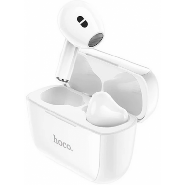 Беспроводные Bluetooth наушники HOCO EW12 TWS с кейсом Белые