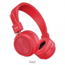Беспроводные Bluetooth наушники HOCO W25 Promise Красные Беспроводные Bluetooth наушники HOCO W25 Promise Красные