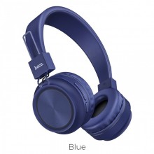 Беспроводные Bluetooth наушники Hoco W25 Promise Синий Беспроводные Bluetooth наушники Hoco W25 Promise Синий