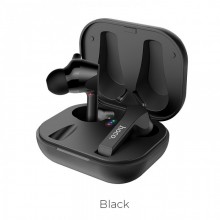 Беспроводные Bluetooth наушники вакуумные HOCO ES34 с зарядным кейсом Чёрные Беспроводные Bluetooth наушники вакуумные HOCO ES34 с зарядным кейсом Чёрные