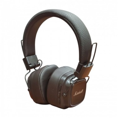 Беспроводные накладные наушники Marshall Major 4 Bluetooth, разъемом AUX Type-C Тёмно-коричневый