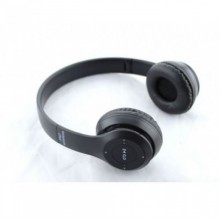 Беспроводные Наушники P-47 Bluetooth + MicroSD + FM Радио чёрные Беспроводные Наушники P-47 Bluetooth + MicroSD + FM Радио чёрные