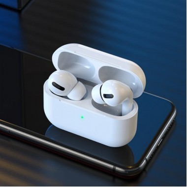 Беспроводные сенсорные Bluetooth TWS наушники HOCO EW42 с зарядным кейсом Белые