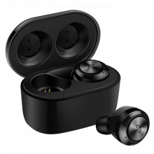 Беспроводные стерео наушники Air Twins A6 TWS Bluetooth + бокс Чёрные