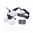 Бинокуляр Magnifier 9892C2 LED 1x-6x / бинокулярные очки с увеличением