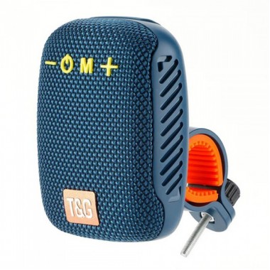 Портативная Bluetooth колонка TG392 5W с велокреплением радио Синяя