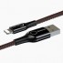 Кабель Baseus C-shaped Light Intelligent Power-Off Cable Lightning – USB 1.0 м 2.4 A (CALCD-01) Чёрный Оригинал