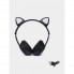 Беспроводные наушники с кошачьими ушками и RGB подсветкой FM радио, micro SD Cat MZ-023 Чёрные