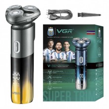 Электробритва аккумуляторная 1200мАч, от USB, бритва VGR V392 Желтая Электробритва аккумуляторная 1200мАч, от USB, бритва VGR V392 Желтая