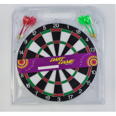 Дартс игра С 33996 с металлической сеткой, размер 17"