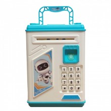 Детская электронная копилка сейф с кодовым замком Money Box Синяя Детская электронная копилка сейф с кодовым замком Money Box Синяя