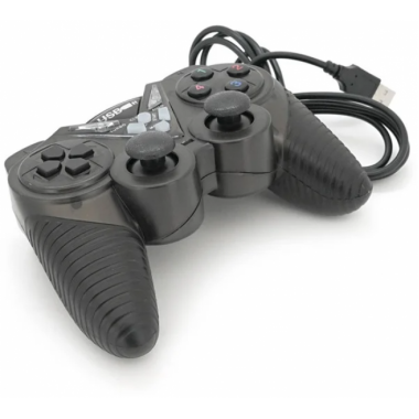 Джойстик игровой PC ведущий для компьютера USB 908 Черный