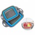 Дуршлаг силиконовый PRC - Collapsible Filter Baskets складной квадрантный 2 шт в комплекте Синий