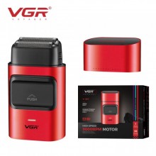 Электробритва шейвер для бороды, с USB, VGR V-307 / Аккумуляторная бритва / Триммер для лица Красный Электробритва шейвер для бороды, с USB, VGR V-307 / Аккумуляторная бритва / Триммер для лица Красный