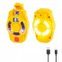 Электроимпульсная зажигалка D73-1-COB дуговая usb зажигалка с фонариком в кейсе Желтая