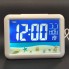 Электронные часы настольные EL-7002 с LED подсветкой с USB-зарядкой Белые