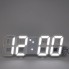 Электронные настольные LED часы с будильником и термометром LY 1089 белые (Белая подсветка)