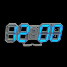 Электронные настольные LED часы с будильником и термометром VST-883 белые (Синяя подсветка) Электронные настольные LED часы с будильником и термометром VST-883 белые (Синяя подсветка)