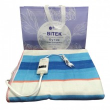 Электроодеяло двуспальное байковое BITEK BT-2109 150*180 см, 2 режима Синий Электроодеяло двуспальное байковое BITEK BT-2109 150*180 см, 2 режима Синий