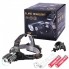 Фонарь налобный W602-T6+2XPE Bike, 2x18650, велокрепление, zoom, ЗУ microUSB
