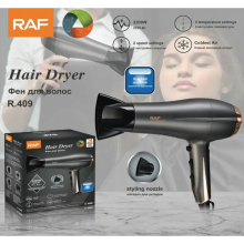 Фен для волос 3000Вт RAF R409B Фен для волос 3000Вт RAF R409B