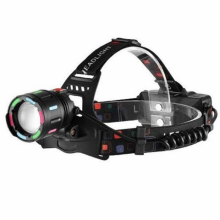Фонарь аккумуляторный налобный с флуоресцентной окраской Arexes AR-8087-PM10-TG фонарик