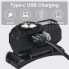 Фонарь налобный аккумуляторный T131-XPE+3SMD (Red+Green+Blue+UV), ЗУ Type C, с датчиком движения фонарик