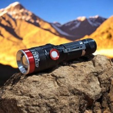 Фонарь ручной аккумуляторный Arexes BL-736-T6 1 режим с клипсой и зумом 18650 фонарик