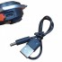 Фонарь  W5143-COB (white+yellow+red), multitool, Li-Ion аккум., магнит, карабин, отвертка, ЗУ Type-C Зелёный