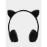 Беспроводные наушники с кошачьими ушками и RGB подсветкой Cat VIV-23M Черные