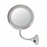 Гибкое зеркало на присоске с 10x увеличением и подсветкой LED MIRROR 10X