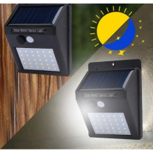 Светодиодный Навесной фонарь с датчиком движения 609 + solar 30 диодов Светодиодный Навесной фонарь с датчиком движения 609 + solar 30 диодов