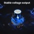 Триммер аккумуляторный для стрижки волос и бороды HC-228 с LED дисплеем + 3 насадки Золотой