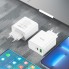 Сетевое зарядное устройство адаптер HOCO C113A Awesome 1USB/1Type-C, 65W, поддержка быстрой зарядки PD/QC/FCP/AFC