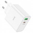 Сетевое зарядное устройство адаптер HOCO C113A Awesome 1USB/1Type-C, 65W, поддержка быстрой зарядки PD/QC/FCP/AFC
