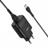 Зарядное устройство Hoco C72Q Glorious быстрая зарядка QC3.0 18W (1USB/3A) с кабелем Type-C Черный